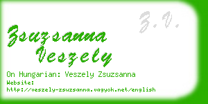 zsuzsanna veszely business card